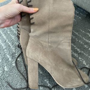 Knee High boots - tie back